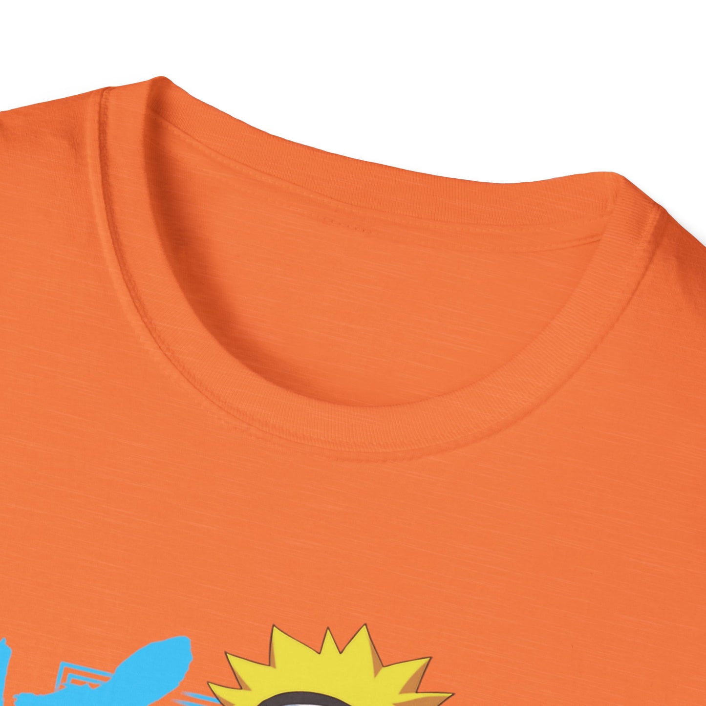 Anime-Inspired Unisex Softstyle T-Shirt - Naruto Design