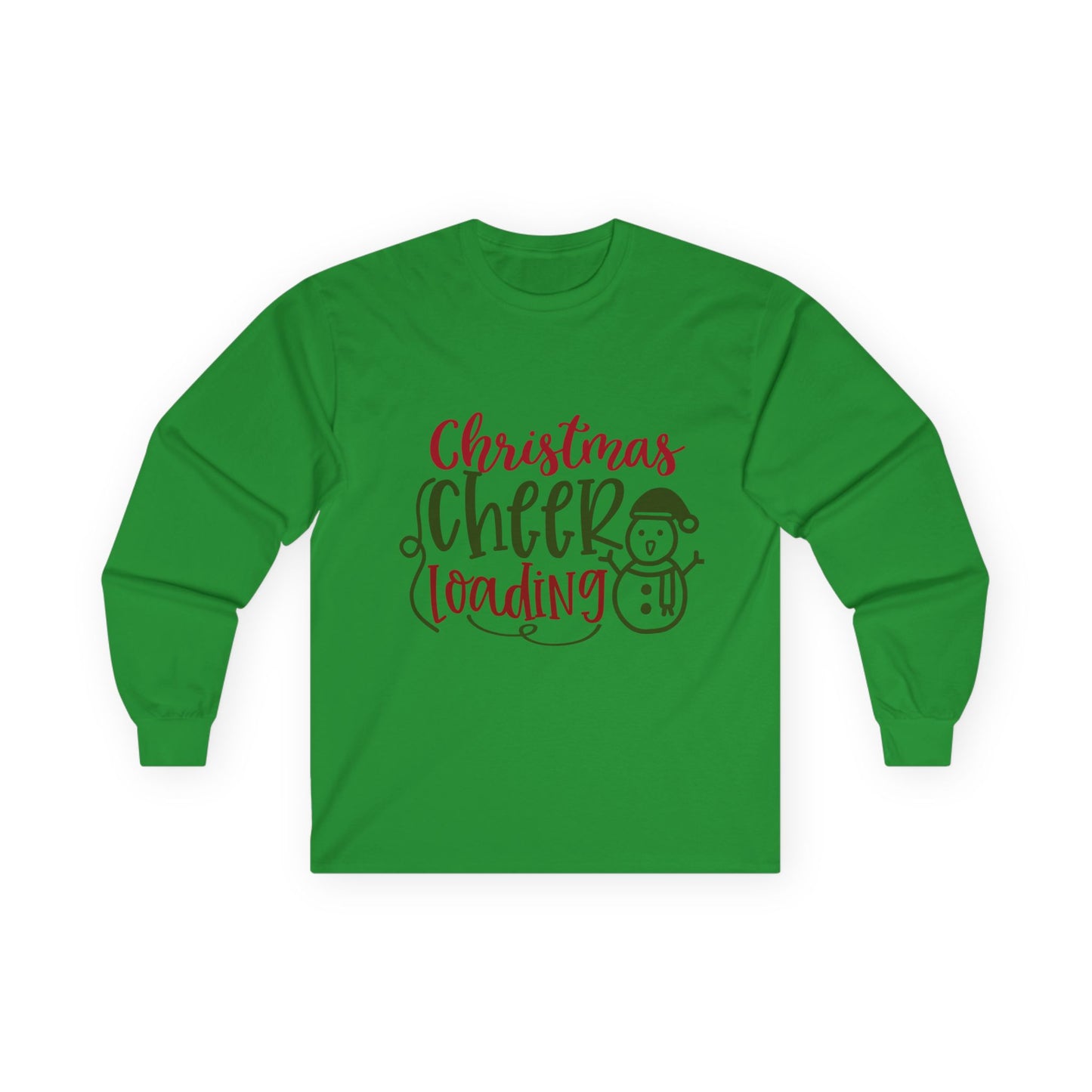 Christmas Cheer Long Sleeve Tee, Holiday Apparel, Unisex Cotton Tee, Winter Shirt, Festive Gift, Cozy Holiday Wear