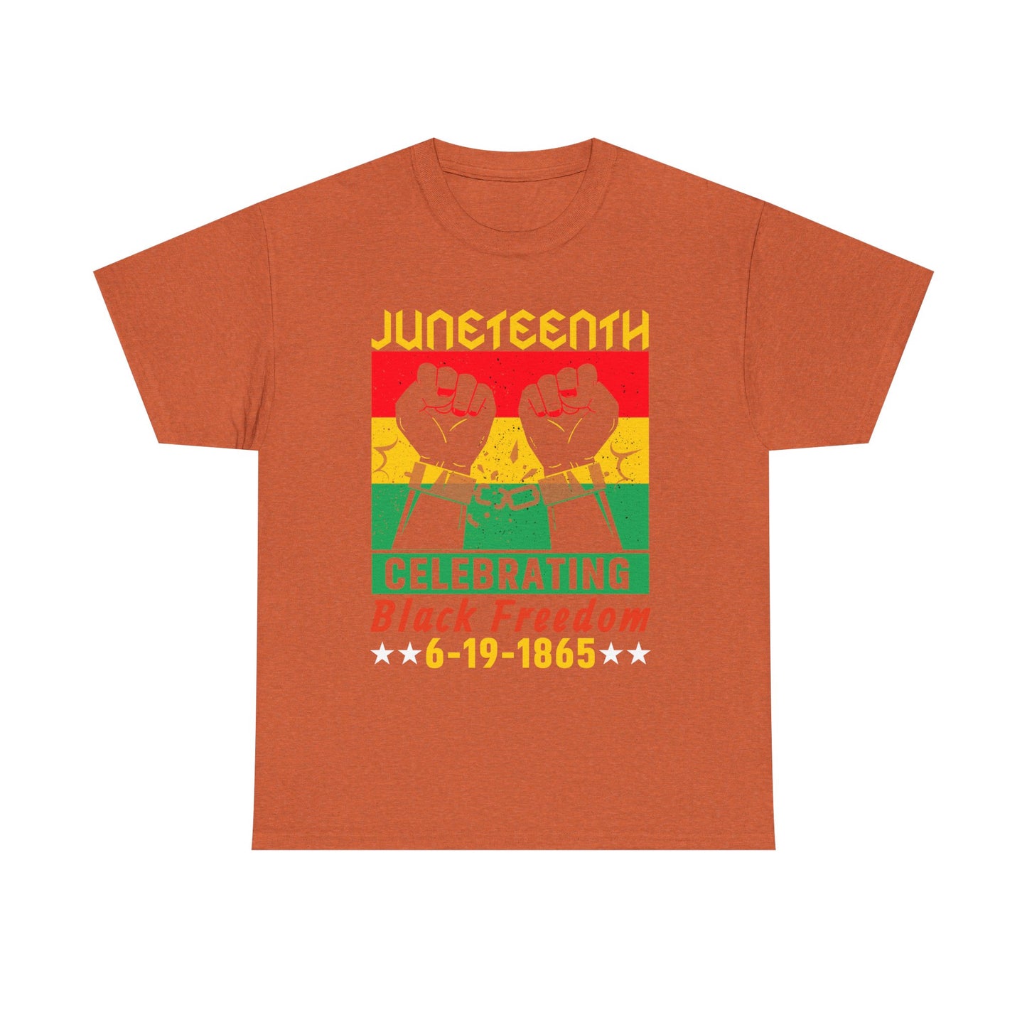 Juneteenth Celebration Tee, Unisex Cotton Shirt, Black Freedom T-Shirt, 6-19-1865 Heritage Top, Summer Festival Apparel, History Shirt