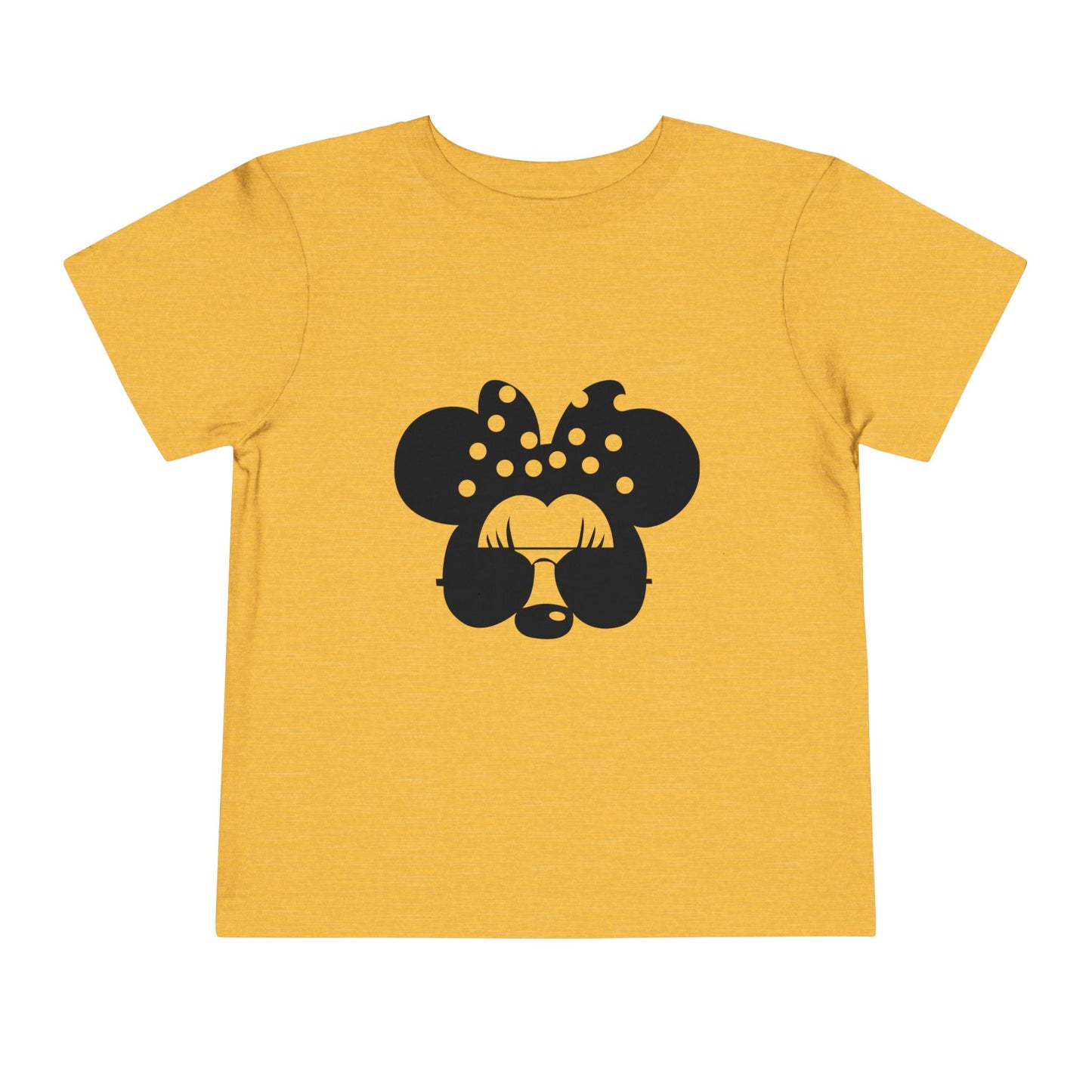 Cute Toddler Tee with Sunglasses Minnie Design, Kids Fashion, Summer Outfit, Birthday Gift, Playdate Shirt