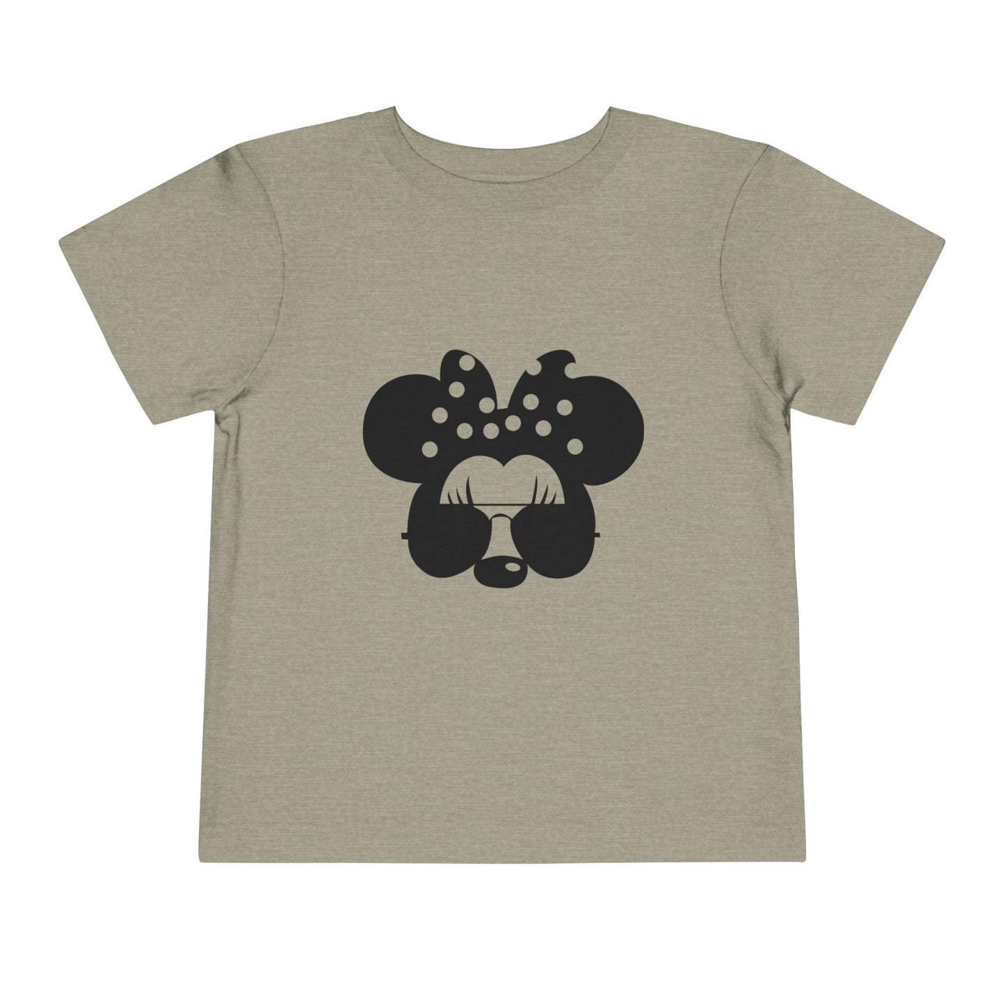 Cute Toddler Tee with Sunglasses Minnie Design, Kids Fashion, Summer Outfit, Birthday Gift, Playdate Shirt