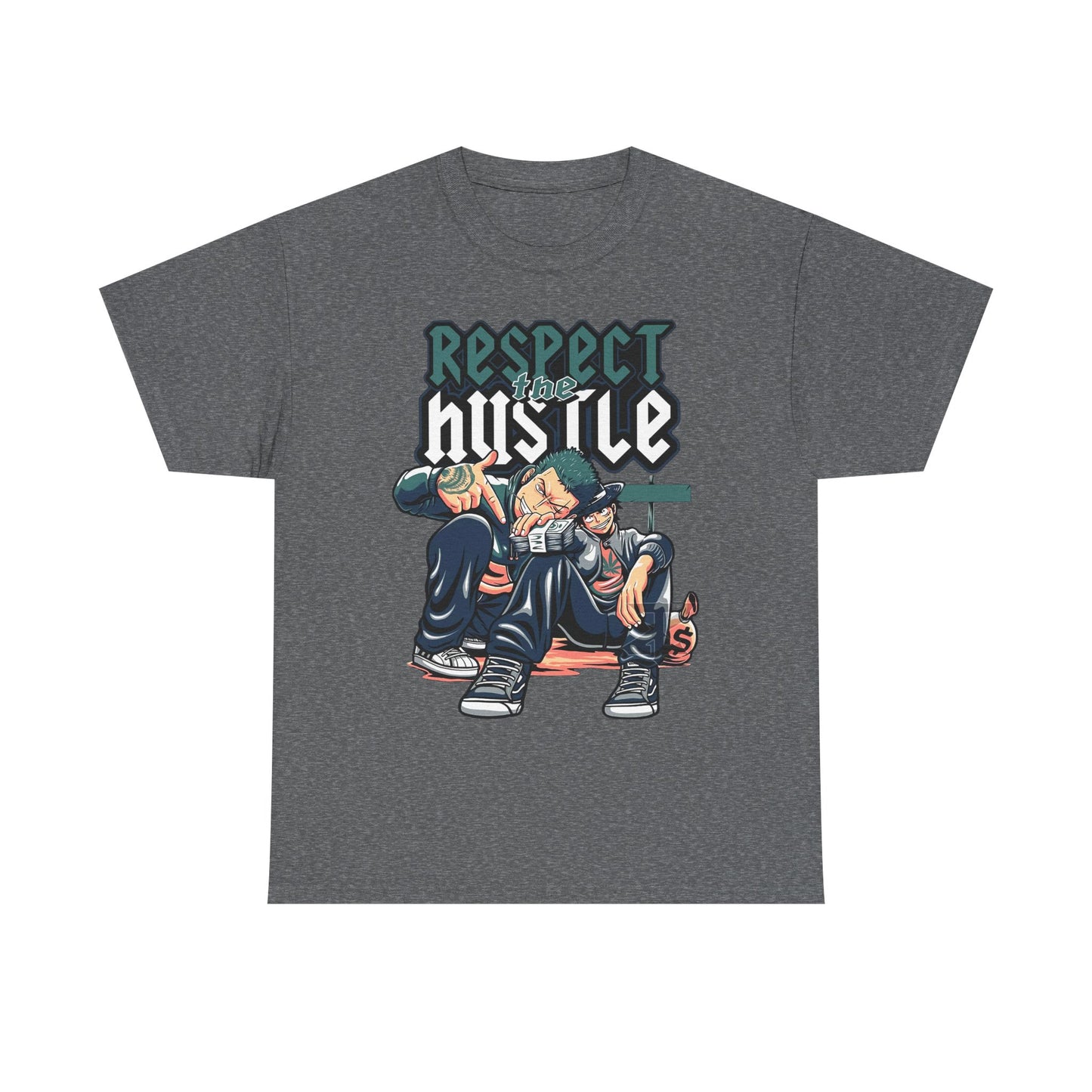 Respect the Hustle Unisex Heavy Cotton Tee - Streetwear Style Graphic Tee