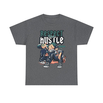 Respect the Hustle Unisex Heavy Cotton Tee - Streetwear Style Graphic Tee