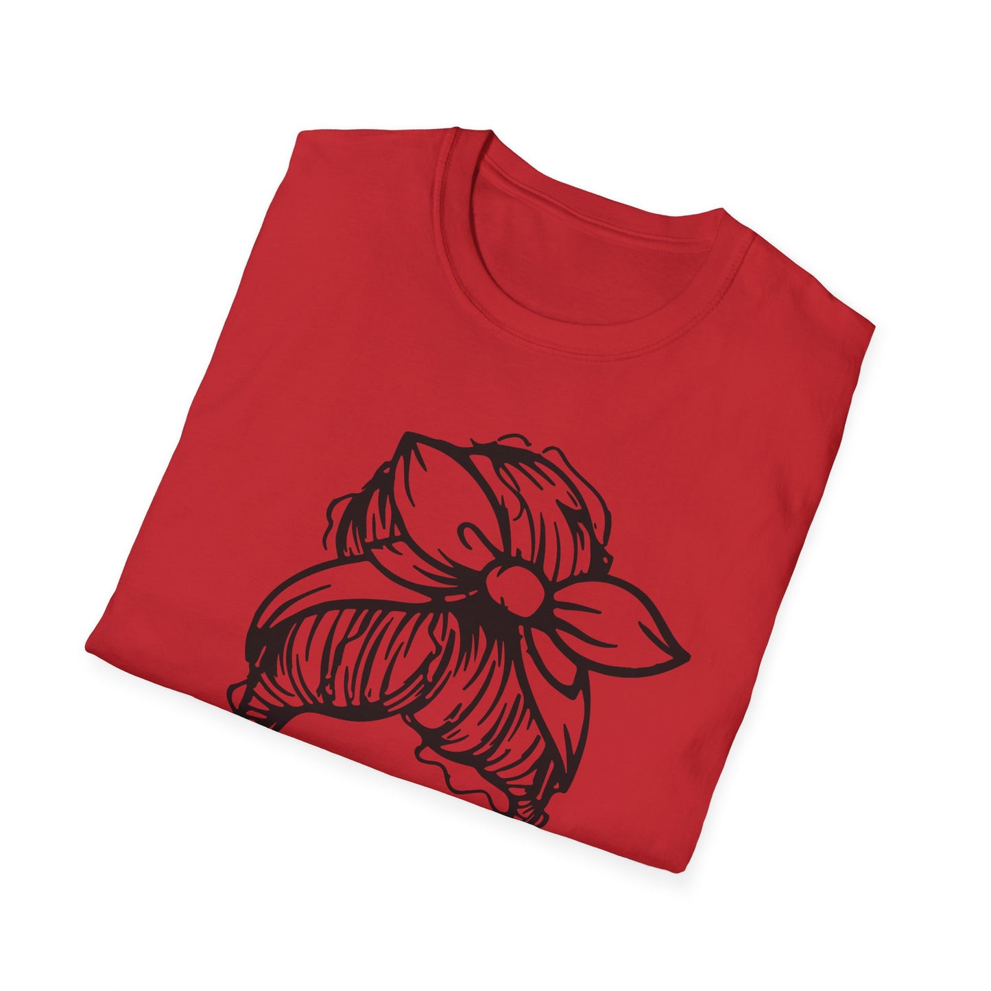 #DogMom Unisex Softstyle T-Shirt - Perfect Gift for Pet Lovers