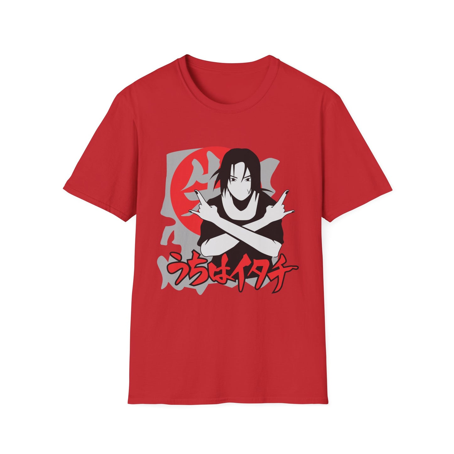 Unisex Softstyle Anime T-Shirt - Iconic Itachi Design