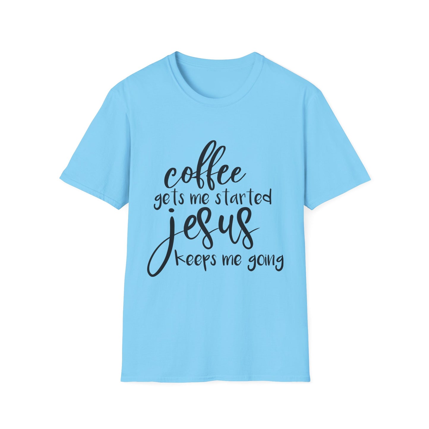 Coffee & Jesus Unisex Softstyle T-Shirt - Inspirational Christian Tee