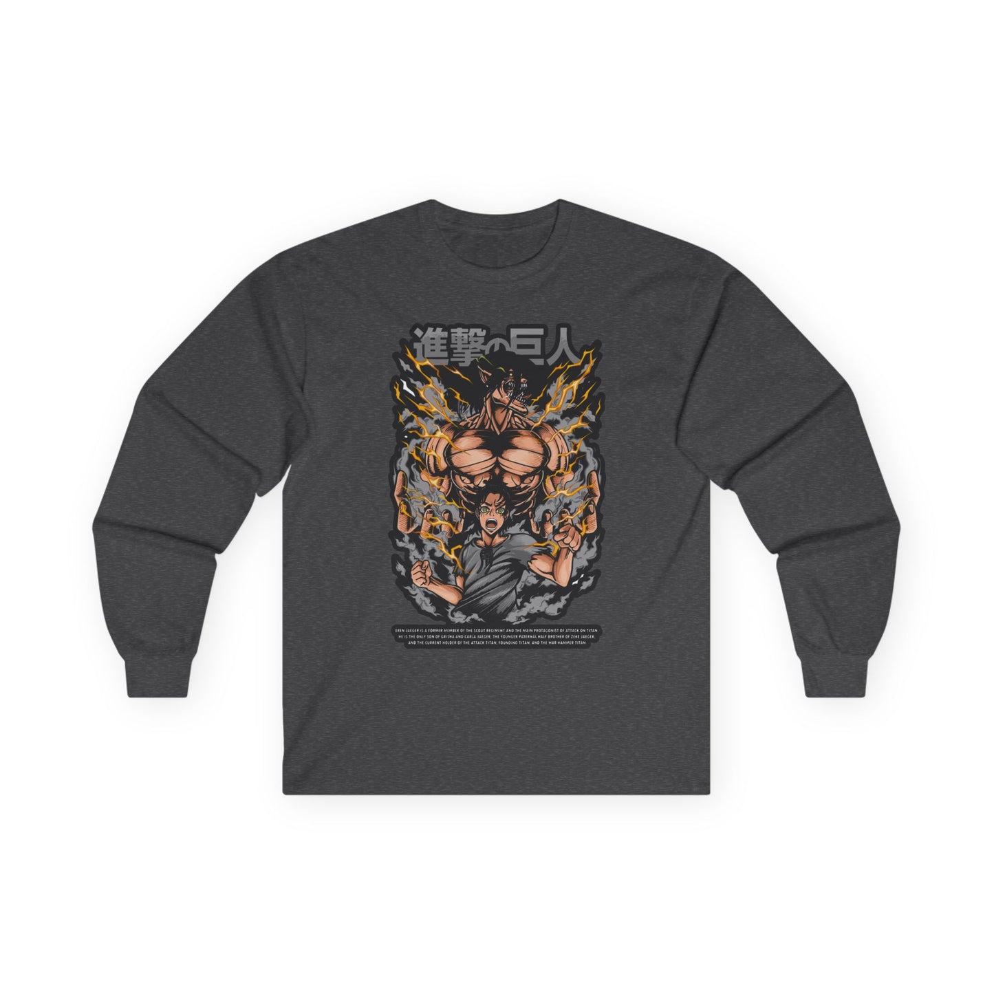 Attack on Titan Anime Long Sleeve Tee — Eren Titan Graphic Shirt