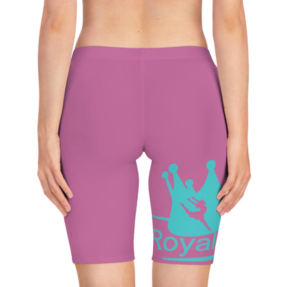 Royalty-Themed Women's Bike Shorts | Motivational Exercise Gear for Queens, Activewear, Sporty Style, Fitness Apparel, Cycling Shorts