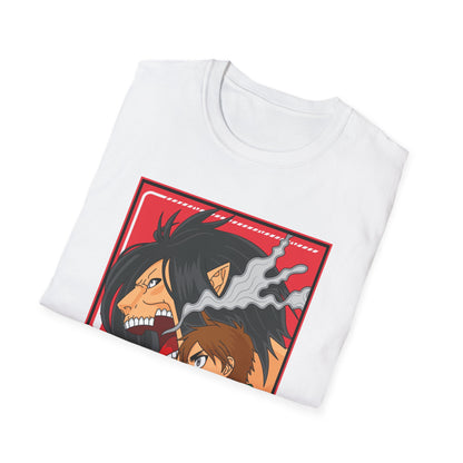 Anime-Inspired Unisex Tee - Softstyle T-Shirt, Casual Gift, Graphic Tee, Manga Apparel, Fan Merchandise