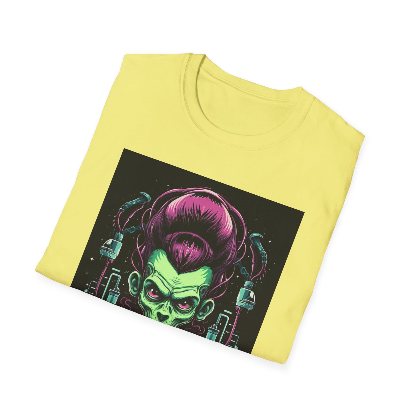 Cosmic Sci-Fi Graphic T-Shirt - Unisex Softstyle