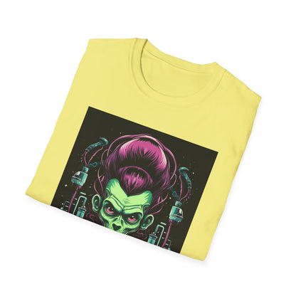 Cosmic Sci-Fi Graphic T-Shirt - Unisex Softstyle