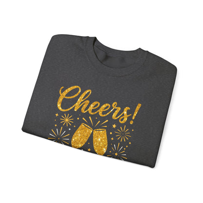 Cheers to a New Year Sweatshirt — New Year’s Eve Celebration Crewneck