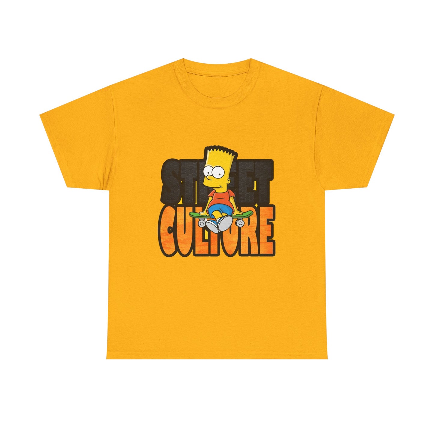 Retro Bart Simpson Unisex Heavy Cotton Tee - Street Culture Vibe