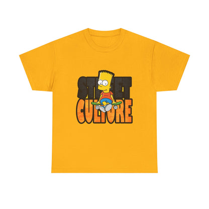 Retro Bart Simpson Unisex Heavy Cotton Tee - Street Culture Vibe