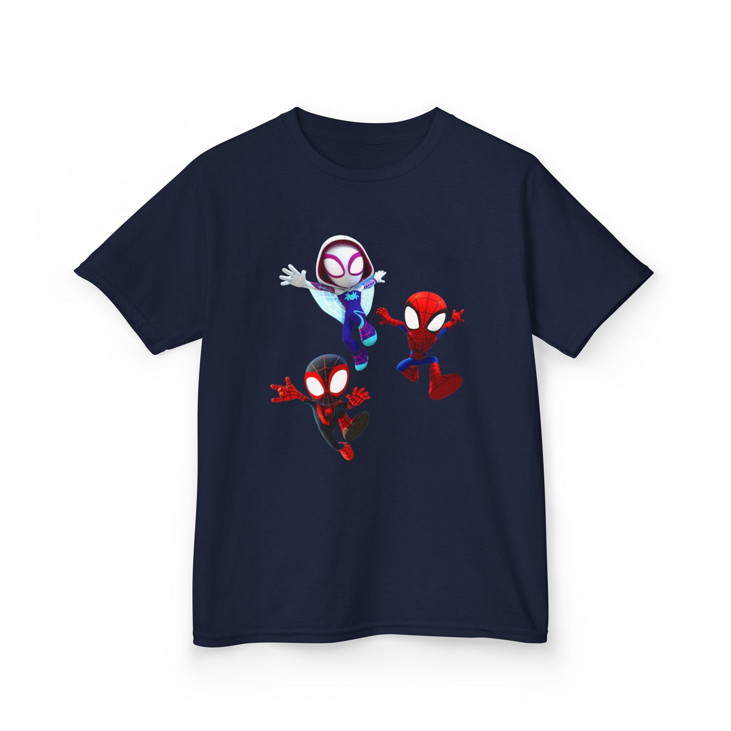 Kids Superhero Adventure Tee, Kids Birthday Gift, Fun Playwear, Spiderman Costume Shirt, Cartoon Character T-Shirt, Summer Outfit