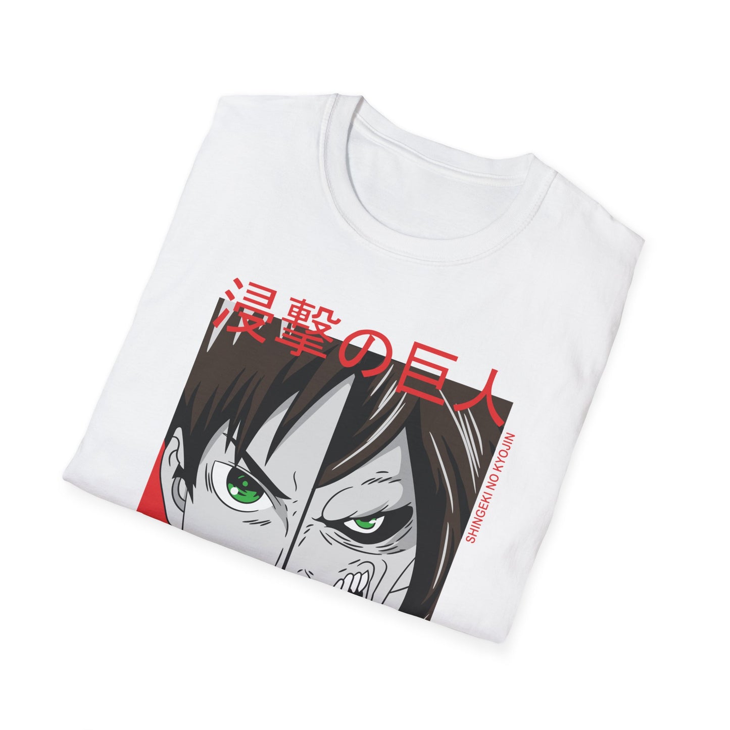 Anime-Inspired Unisex T-Shirt, Eren Yeager Graphic Tee, Casual Streetwear, Gift for Fans, Unique Graphic Shirt