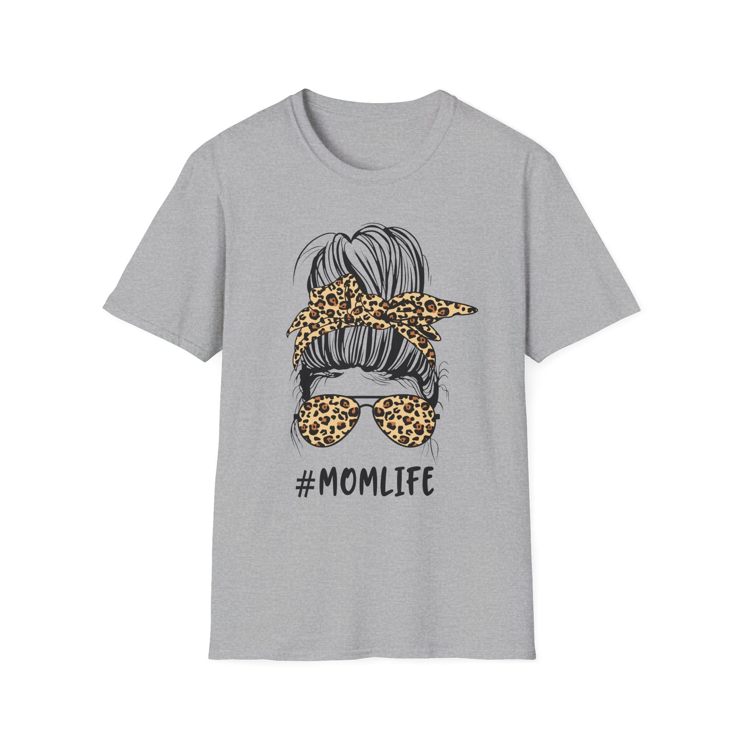 #MomLife Unisex Softstyle T-Shirt - Stylish and Comfortable for Mothers