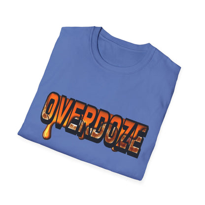 Street Style Unisex T-Shirt with 'OVERDOZE' Graphic