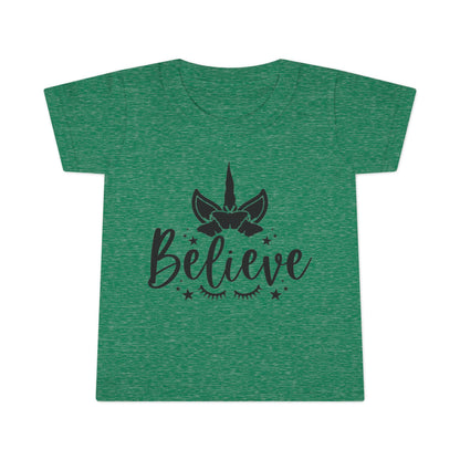 Toddler Unicorn 'Believe' T-Shirt – Cute & Inspirational Kids Apparel