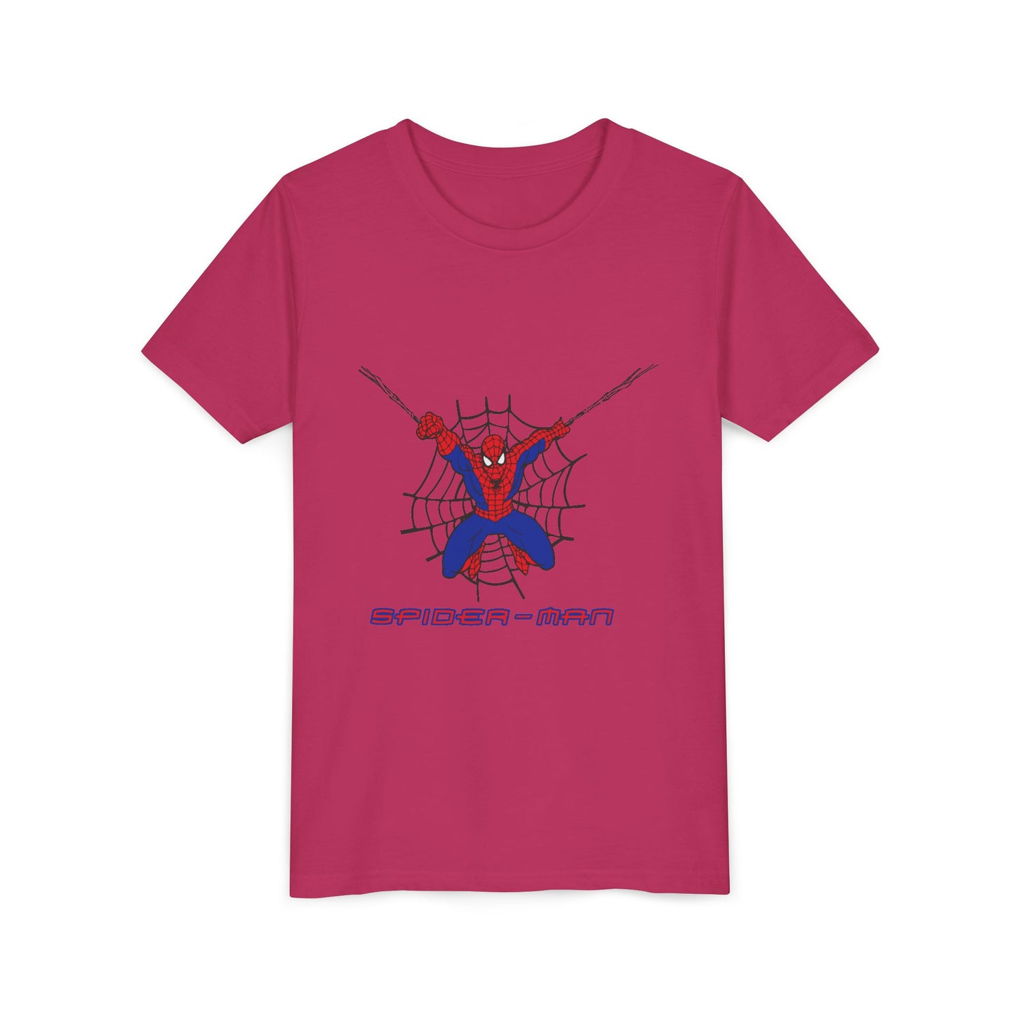 Spider-Man Youth Short Sleeve Tee - Fun Graphic Tee for Kids, Superhero Shirt, Birthday Gift, Comic Theme Apparel, Playtime Wear