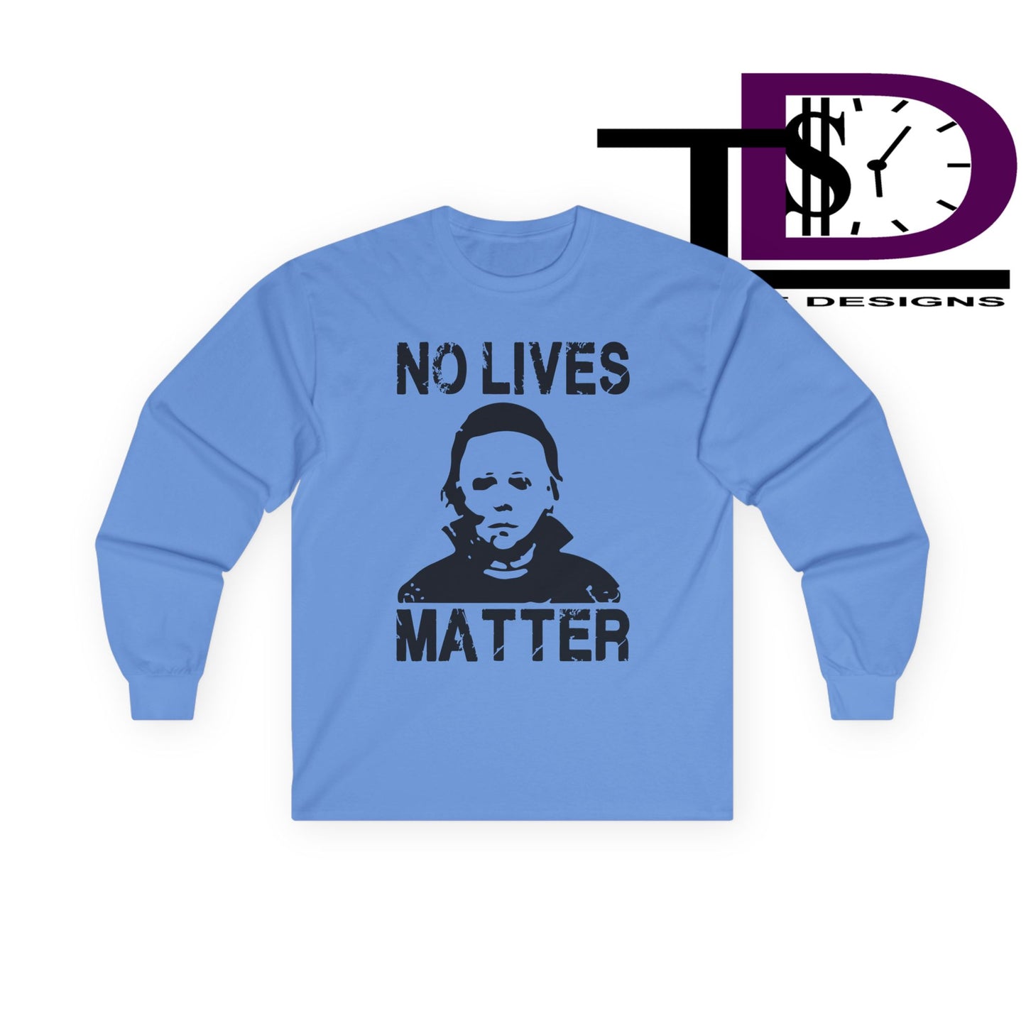 Halloween Horror Long Sleeve Tee, Unisex Cotton Shirt, Graphic Tee, Statement Top, Gifts for Horror Fans, Casual Wear