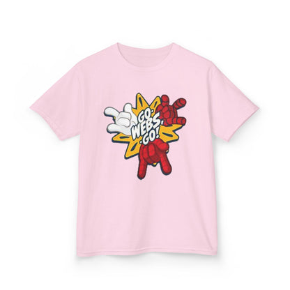 Kids Superhero Graphic Tee - Go Webs Go!