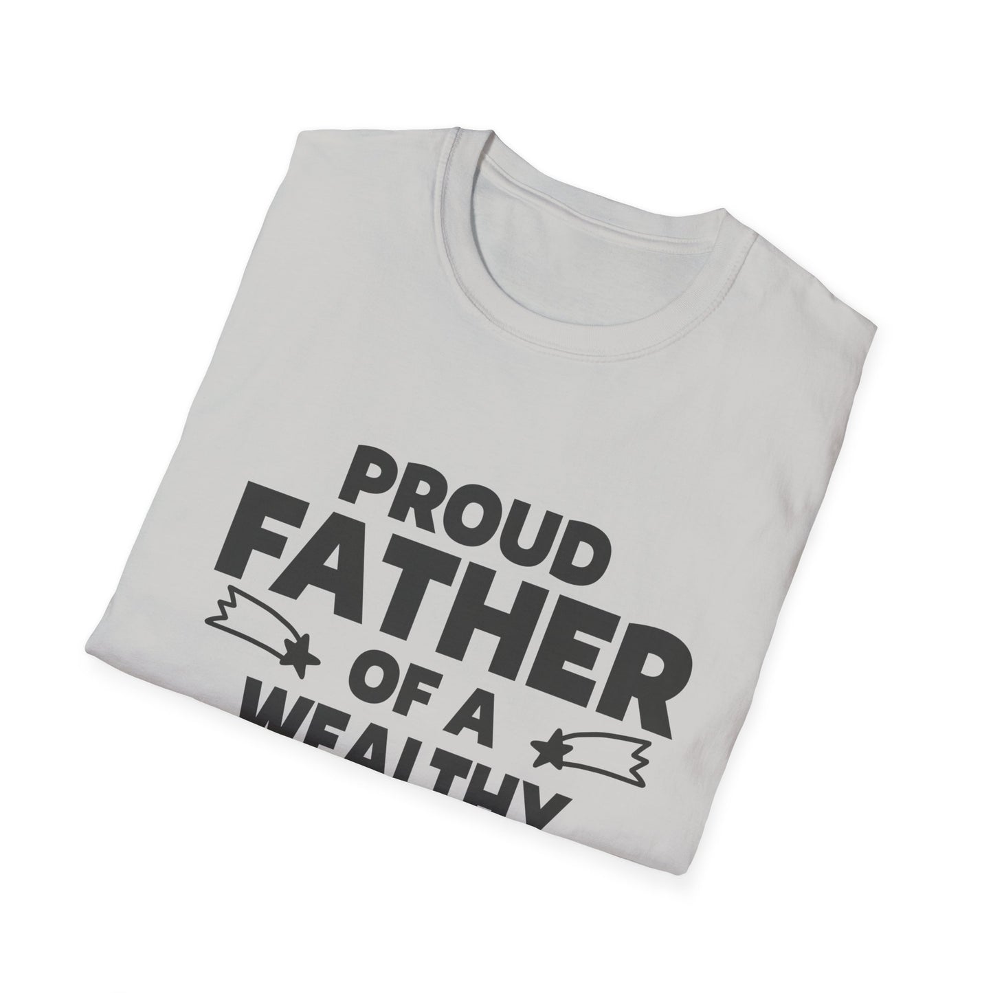 Proud Father T-Shirt - Unisex Softstyle Tee for Celebrating Dads