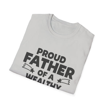 Proud Father T-Shirt - Unisex Softstyle Tee for Celebrating Dads