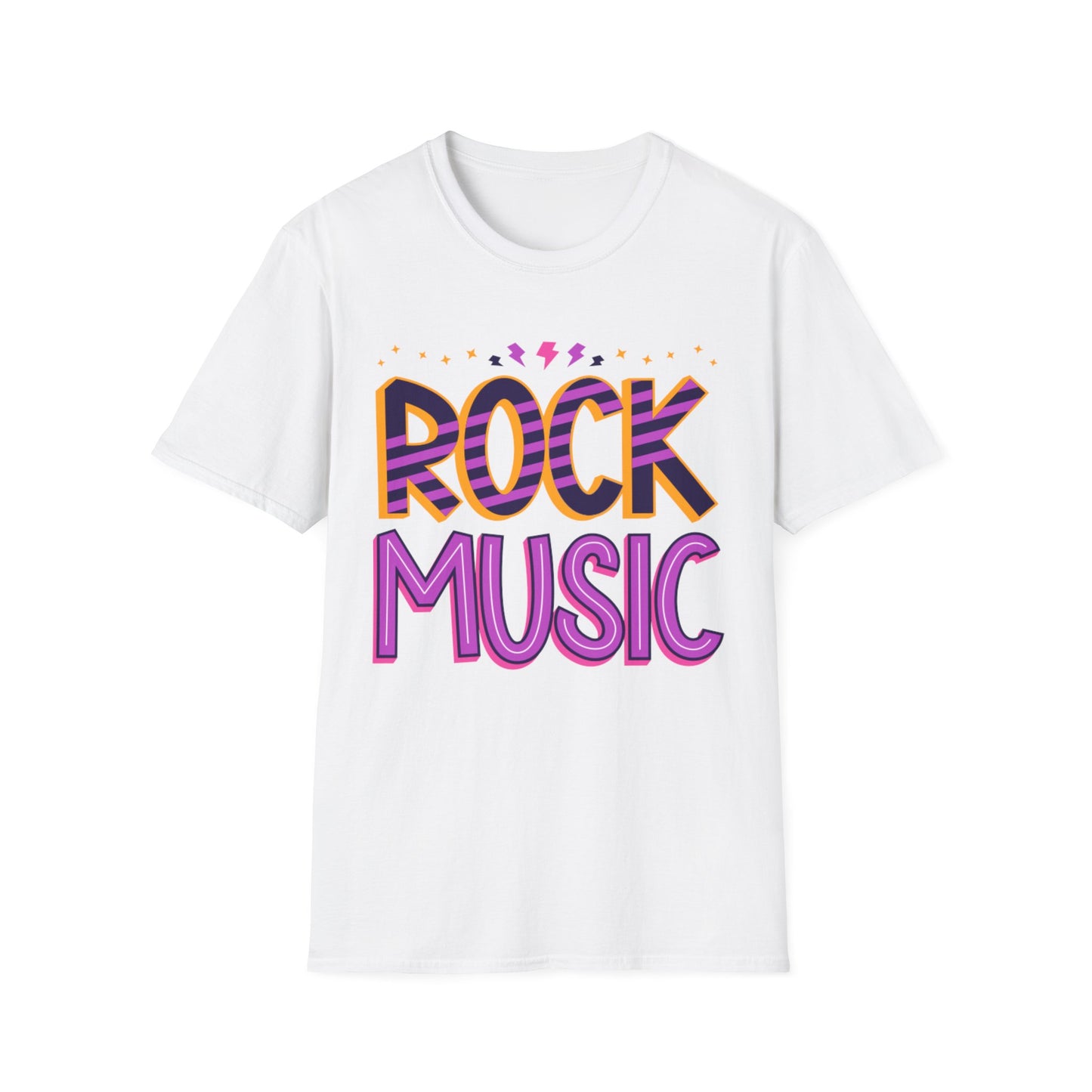 Rock Music Unisex Softstyle T-Shirt | Perfect for Concerts, Music Lovers, Gifts, Casual Wear, Festivals
