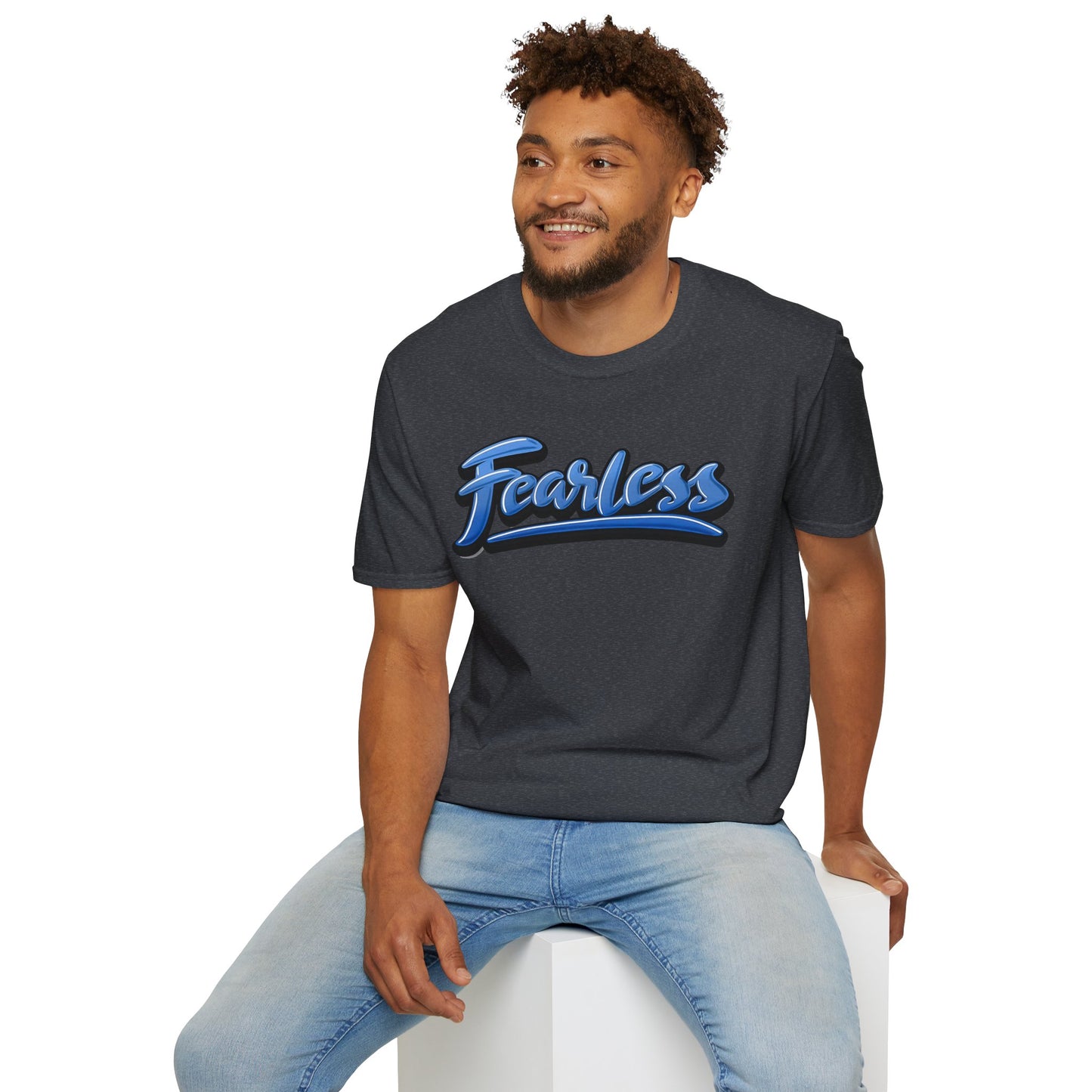 Fearless Unisex Softstyle T-Shirt - Inspiring Graphic Tee for Confident Self-Expression