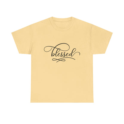 Blessed Unisex Heavy Cotton Tee - Comfortable and Meaningful Shirt for Everyday Wear