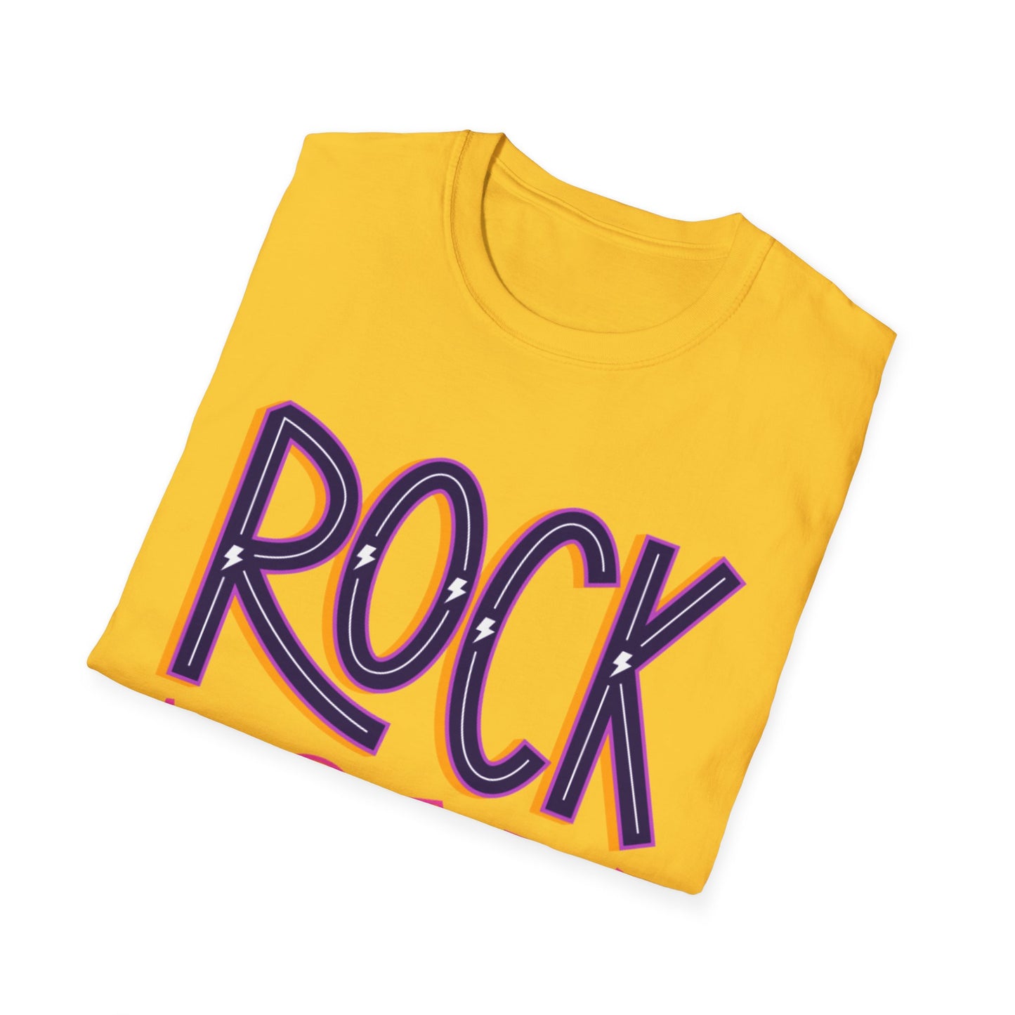 Rock On Unisex T-Shirt, Music Lover's Tee, Concert Outfit, Gift for Musicians, Fun Casual Wear