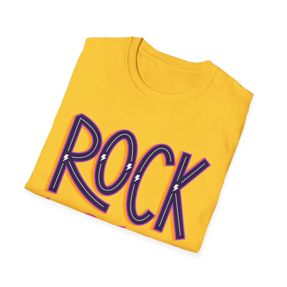Rock On Unisex T-Shirt, Music Lover's Tee, Concert Outfit, Gift for Musicians, Fun Casual Wear