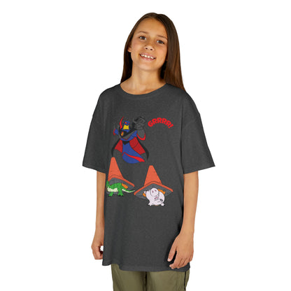 Kids Cartoon Battle Tee - Fun & Unique Grrr! Design