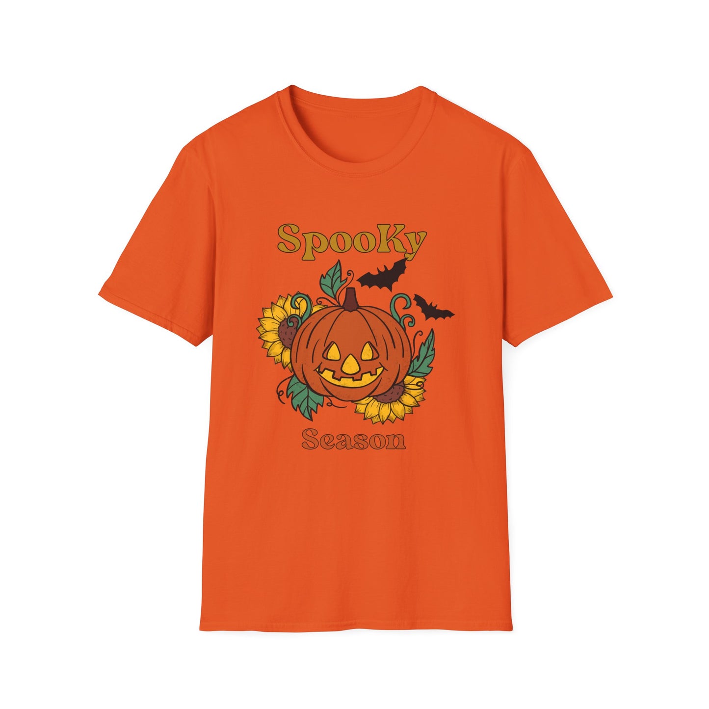 Spooky Season Unisex T-Shirt, Halloween Shirt, Pumpkin Tee, Fall Clothing, Festive Apparel