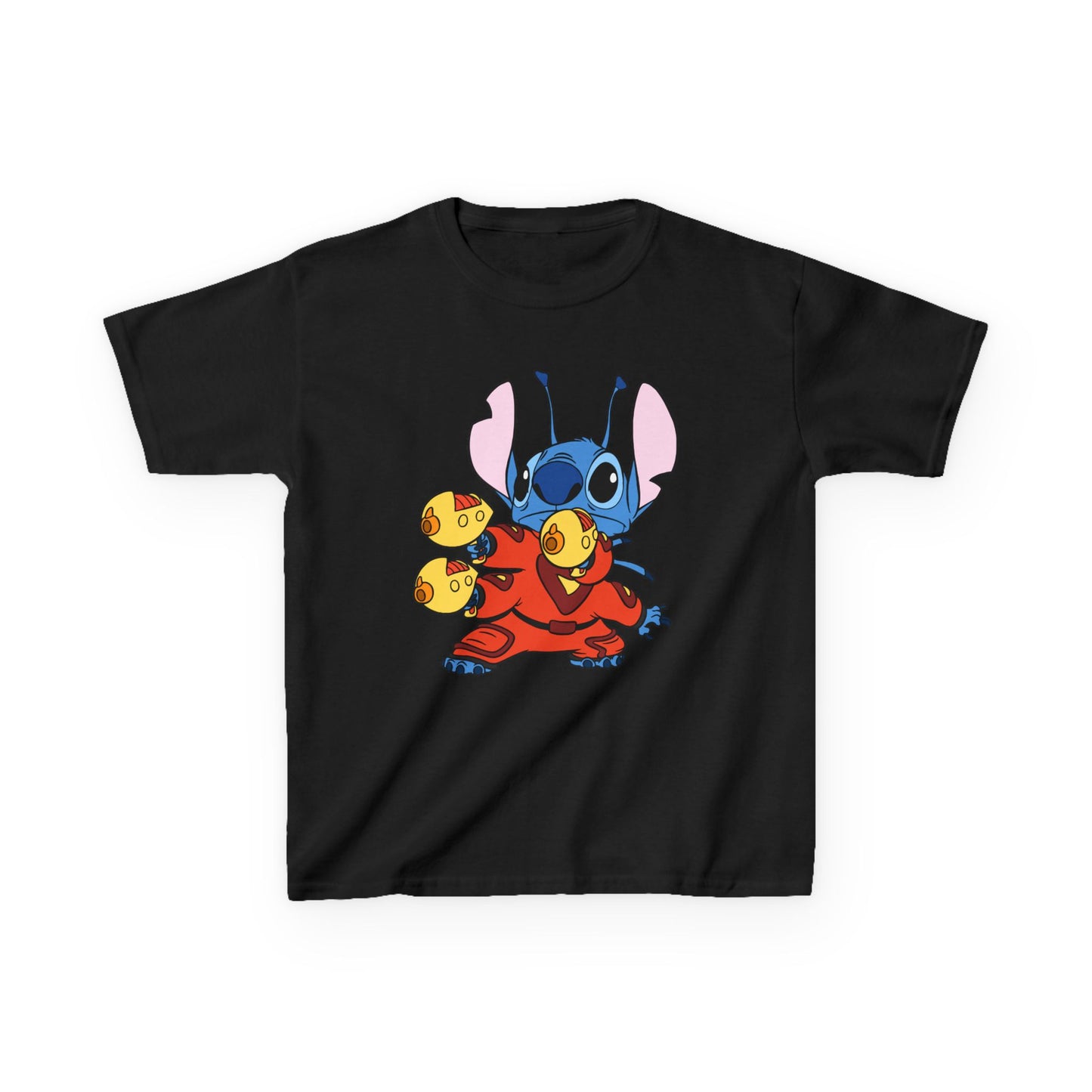 Colorful Kids Tee with Fun Cartoon Design