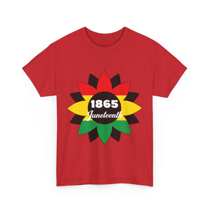 Juneteenth Celebration Tee - Unisex Heavy Cotton Shirt, African Heritage Apparel, Black History Month, 1865 Roots, Proud Culture Wear