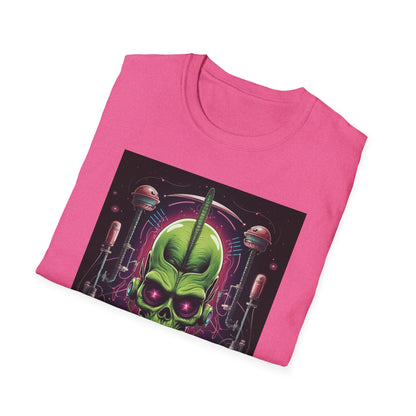Alien Invader Graphic Unisex Softstyle T-Shirt