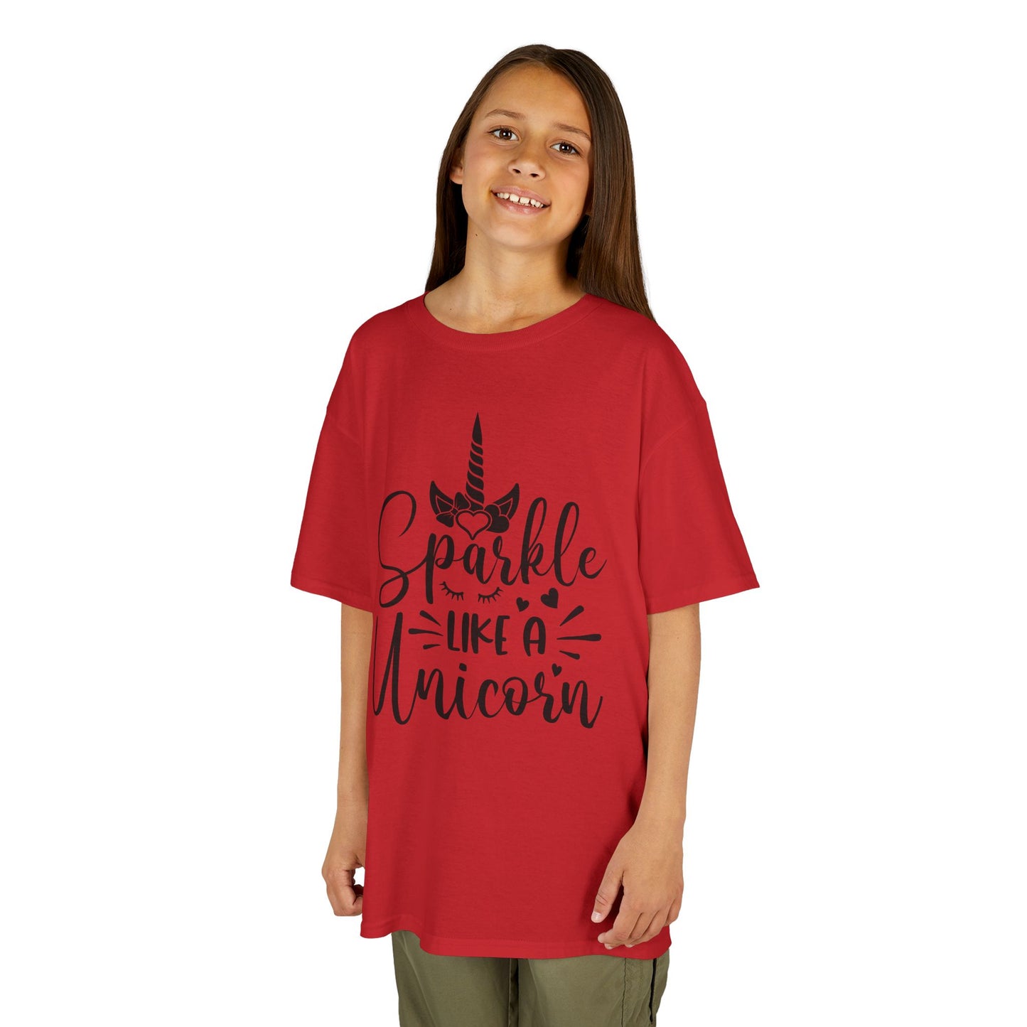 Sparkle Like A Unicorn Kids Tee - Fun & Colorful Cotton Shirt