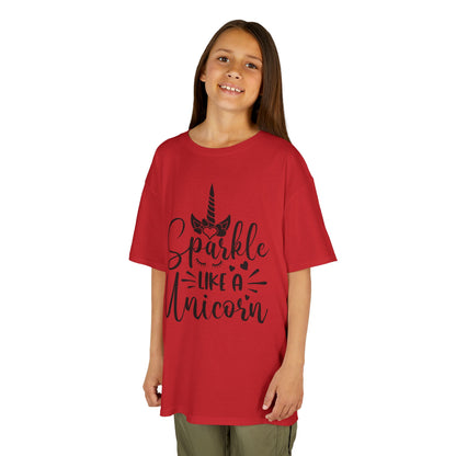 Sparkle Like A Unicorn Kids Tee - Fun & Colorful Cotton Shirt