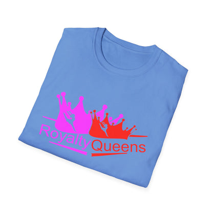 Royalty Queens T-Shirt - Celebrate Your Inner Queen, Unisex Softstyle Tee, Ideal for Birthdays, Pride Events, Feminist Gatherings, [...]