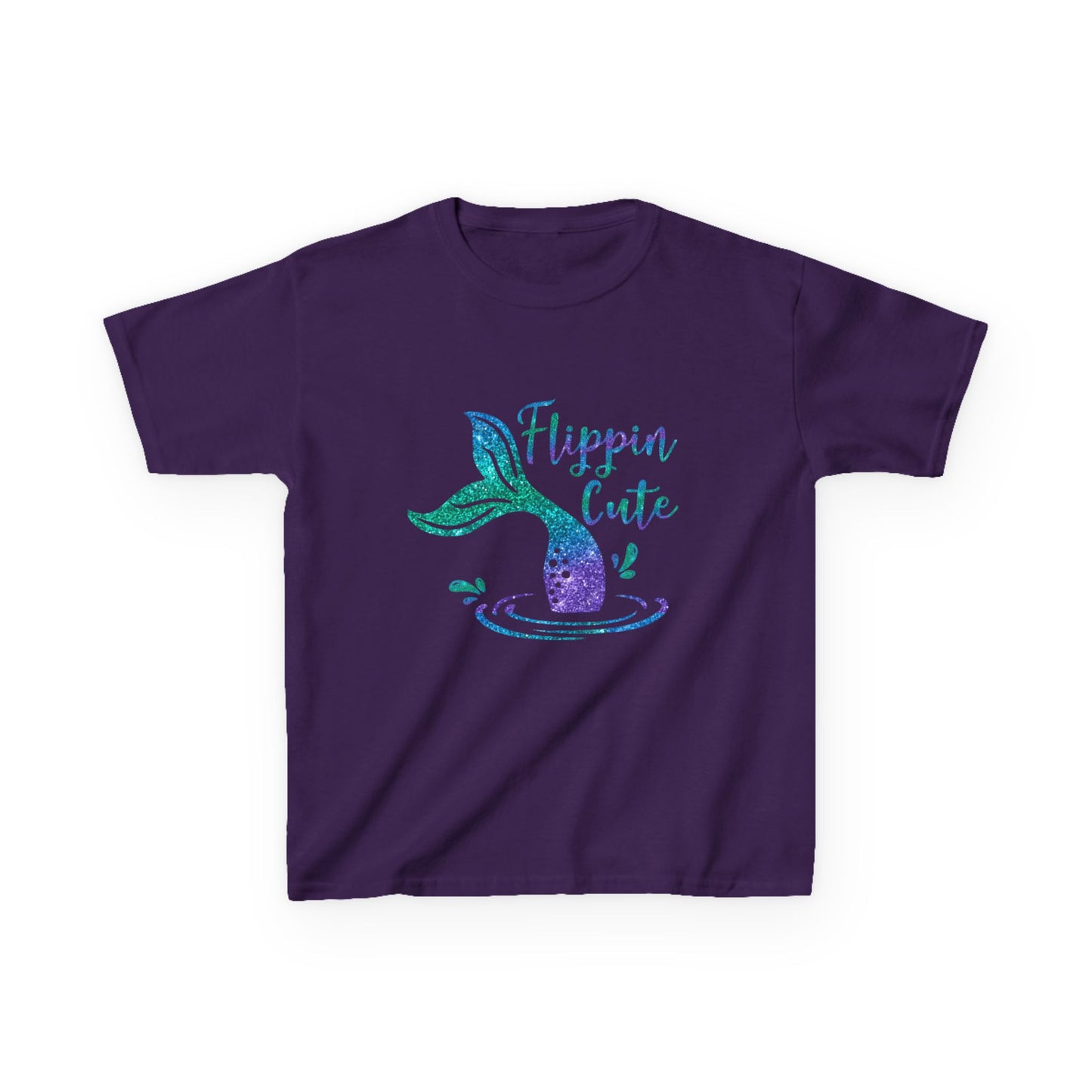Flippin Cute Kids Tee - Colorful Whale Design for Fun-loving Children