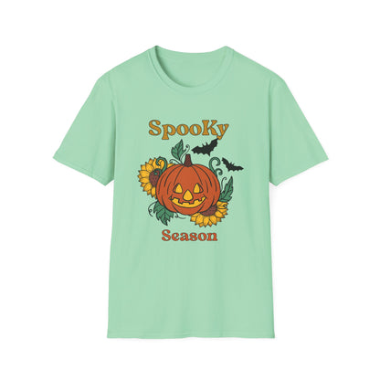 Spooky Season Unisex T-Shirt, Halloween Shirt, Pumpkin Tee, Fall Clothing, Festive Apparel