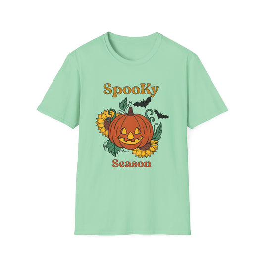 Spooky Season Unisex T-Shirt, Halloween Shirt, Pumpkin Tee, Fall Clothing, Festive Apparel