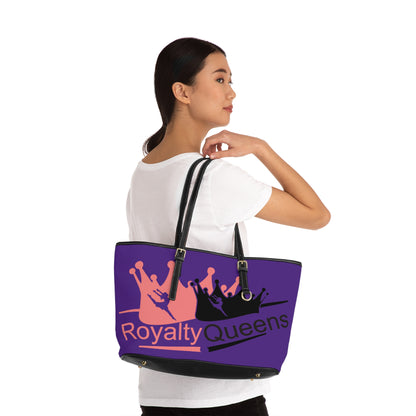 Royalty Queens PU Leather Shoulder Bag | Stylish Tote, Fashion Accessory, Gift for Her, Everyday Use, Trendy Handbag