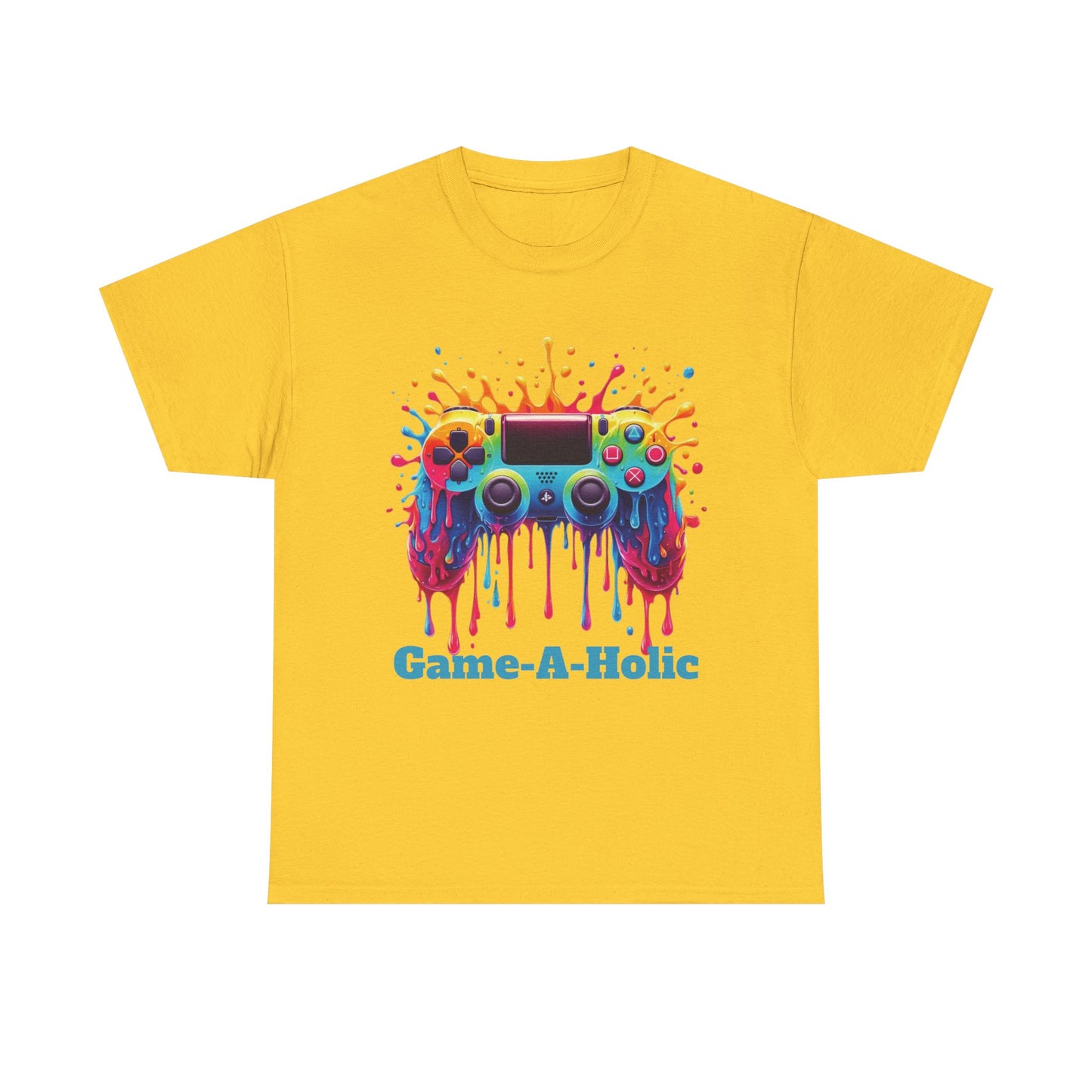 Game-A-Holic Unisex Heavy Cotton Tee - Perfect Gift for Gamers