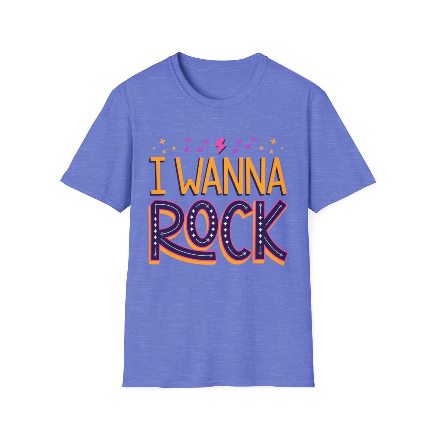 Rock the Day Unisex Softstyle T-Shirt - Music Lover Gift, Concert T-Shirt, Statement Tee, Fun Casual Wear, Rock Music Apparel
