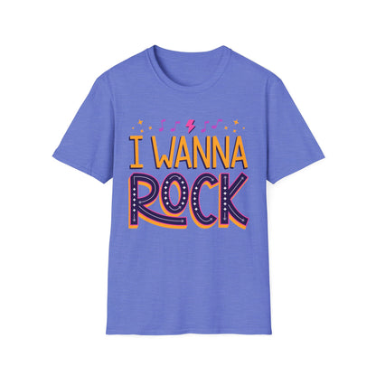Rock the Day Unisex Softstyle T-Shirt - Music Lover Gift, Concert T-Shirt, Statement Tee, Fun Casual Wear, Rock Music Apparel