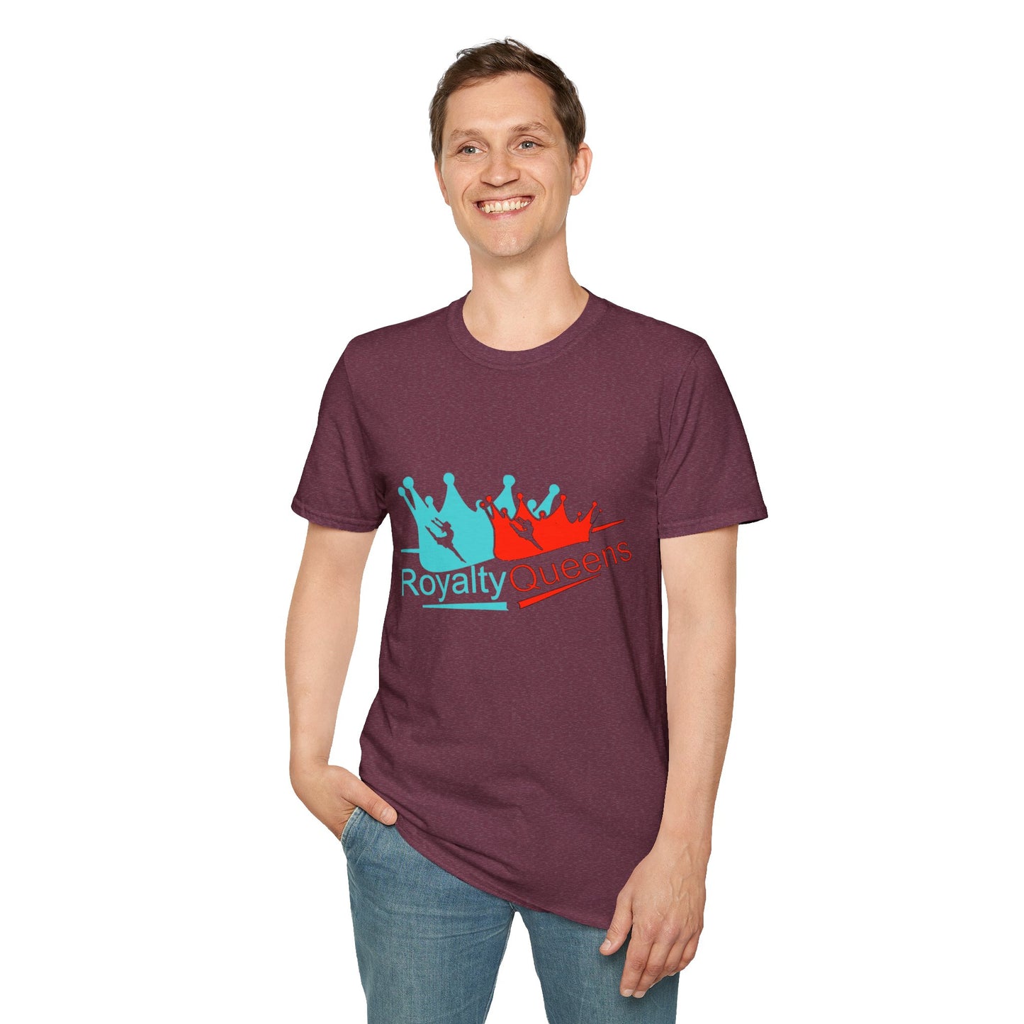 Royalty Queens Unisex Softstyle T-Shirt - Empowering Graphic Tee for Celebrations and Everyday Wear