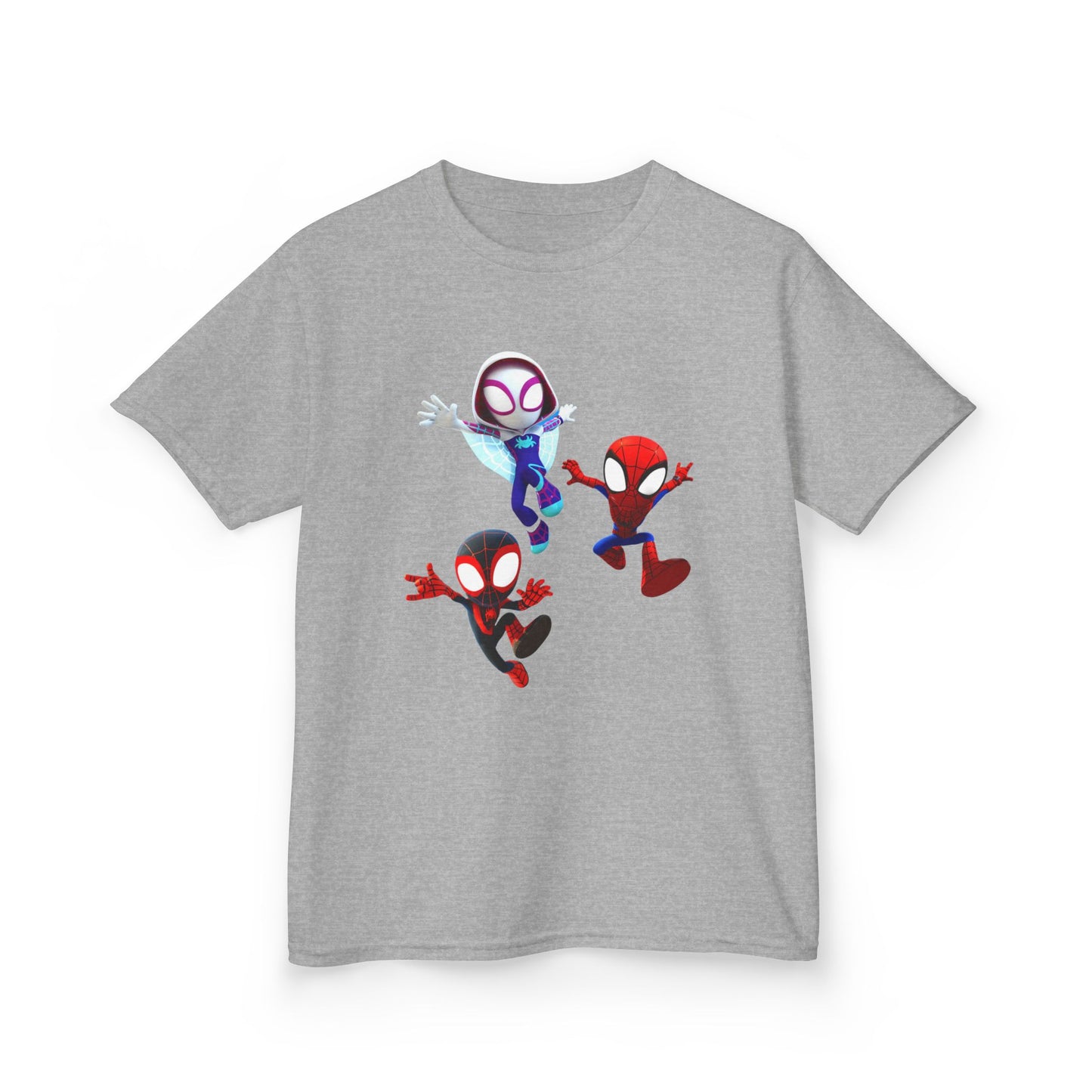 Kids Superhero Adventure Tee, Kids Birthday Gift, Fun Playwear, Spiderman Costume Shirt, Cartoon Character T-Shirt, Summer Outfit